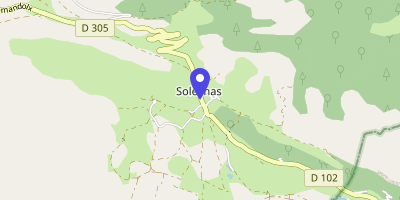 Carte OpenStreetMap — 59 rue Clastre, Soleilhas