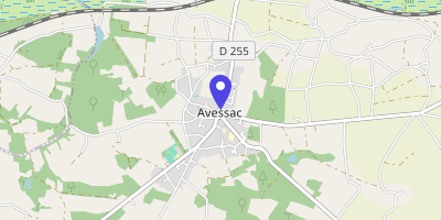 Carte OpenStreetMap — 5 place de l'Église, Avessac