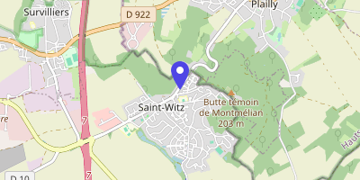 Carte OpenStreetMap — 1 place Isabelle-de-Vy, Saint-Witz
