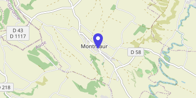 Carte OpenStreetMap — 1 bis rue de la République, Montmaur