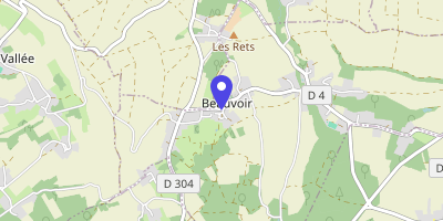 Carte OpenStreetMap — 3 impasse de la Croix, Beauvoir