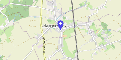 Carte OpenStreetMap — 1 rue de la Gare, Ham-en-Artois