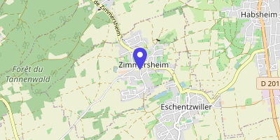 Carte OpenStreetMap — 8 rue de l'École, Zimmersheim