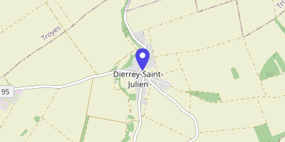 Carte OpenStreetMap — Place de la République, Dierrey-Saint-Julien