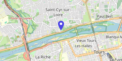 Carte OpenStreetMap — Parc de la Perraudière, Saint-Cyr-sur-Loire