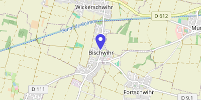 Carte OpenStreetMap — 69 Grand'rue, Bischwihr