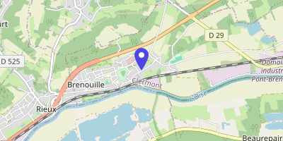 Carte OpenStreetMap — 16 rue Robert-Guerlin, Brenouille