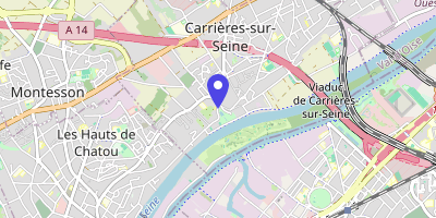 Carte OpenStreetMap — 1 rue Victor-Hugo, Carrières-sur-Seine