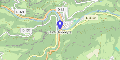 Carte OpenStreetMap — 6 place de l'Hôtel-de-Ville, Saint-Hippolyte