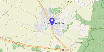 Carte OpenStreetMap — 2 place du Général-Leclerc, Chailly-en-Bière