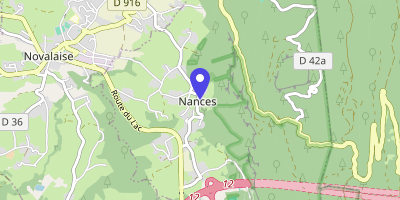Carte OpenStreetMap — 1616 route du Chef-lieu, Nances