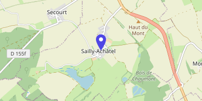 Carte OpenStreetMap — 43 rue des Deux-Villes, Sailly-Achâtel