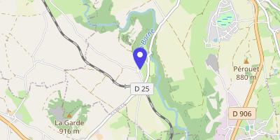Carte OpenStreetMap — Place de l'Église, Borne