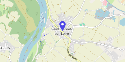 Carte OpenStreetMap — 8 place du Martroi-Charles-de-Gaulle, Saint-Benoit-sur-Loire