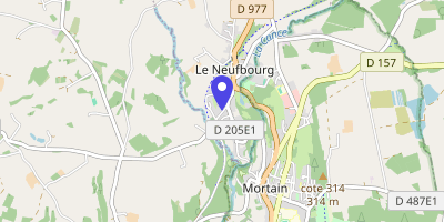 Carte OpenStreetMap — 14 rue du Croissant, Le Neufbourg