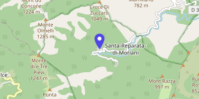Carte OpenStreetMap — Hameau de Penti, Santa-Reparata-di-Moriani