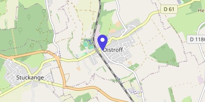 Carte OpenStreetMap — 3 rue de l'Église, Distroff