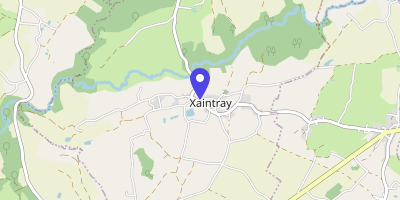 Carte OpenStreetMap — 2 rue de la Cure, Xaintray