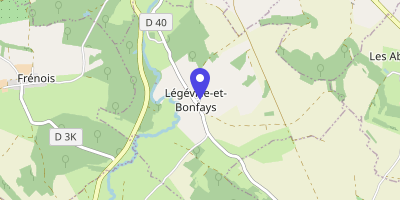 Carte OpenStreetMap — 7 rue de la Mairie, Légéville-et-Bonfays