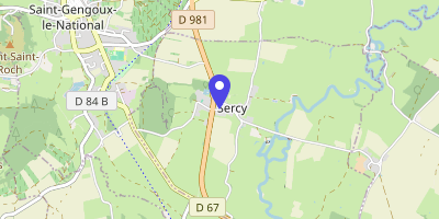 Carte OpenStreetMap — 7 rue de la Mairie, Sercy