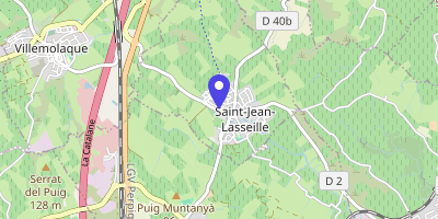 Carte OpenStreetMap — 30 avenue de la Mairie, Saint-Jean-Lasseille