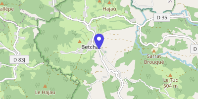 Carte OpenStreetMap — Le Village, Betchat