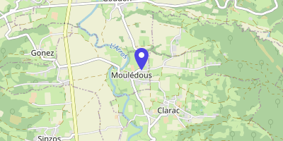 Carte OpenStreetMap — 1 place du Padouen, Moulédous