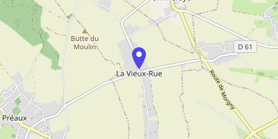 Carte OpenStreetMap — Place de l'Église, La Vieux-Rue