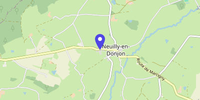 Carte OpenStreetMap — 25 route du Donjon, Neuilly-en-Donjon