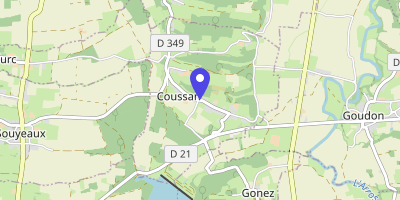 Carte OpenStreetMap — Place los Dançaires, Coussan