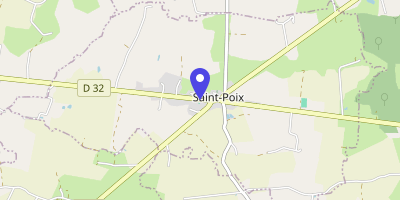 Carte OpenStreetMap — 17 rue de Bretagne, Saint-Poix