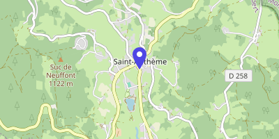 Carte OpenStreetMap — 2 route de Saint-Clément, Saint-Anthème