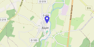 Carte OpenStreetMap — 21 rue des Luminaires, Bayet
