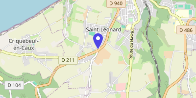 Carte OpenStreetMap — 1 rue Victor-Coviaux, Saint-Léonard