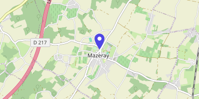 Carte OpenStreetMap — 2 route de Taillebourg, Mazeray