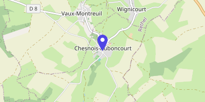 Carte OpenStreetMap — 6 rue du Moulin, Chesnois-Auboncourt