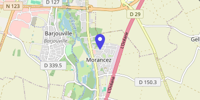 Carte OpenStreetMap — 9 rue de Chavannes, Morancez