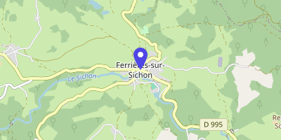 Carte OpenStreetMap — 8 place de la Poste, Ferrières-sur-Sichon