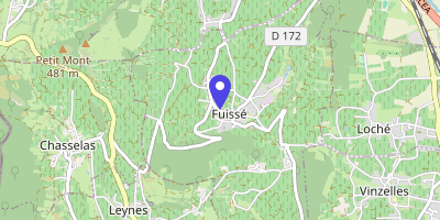 Carte OpenStreetMap — 39 rue du Bourg, Fuissé