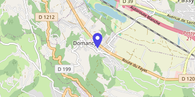 Carte OpenStreetMap — 419 route de Létraz, Domancy