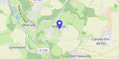 Carte OpenStreetMap — 90 rue de la Mairie, Robertot