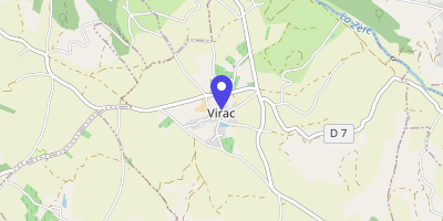 Carte OpenStreetMap — 34 place de la Mairie, Virac