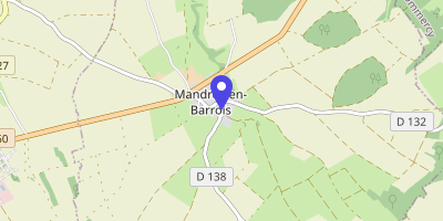 Carte OpenStreetMap — place de la Mairie, Mandres-en-Barrois