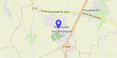 Carte OpenStreetMap — 2 rue de Blosseville, Amfreville-Saint-Amand