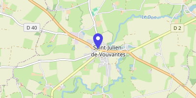 Carte OpenStreetMap — 48 rue de la Libération, Saint-Julien-de-Vouvantes
