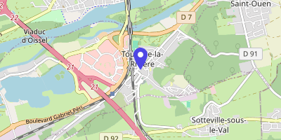 Carte OpenStreetMap — Place de la Commune-de-Paris, Tourville-la-Rivière