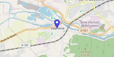 Carte OpenStreetMap — Place du Bourdalès, Valentine
