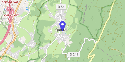 Carte OpenStreetMap — 120 route du Semnoz, Quintal