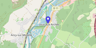 Carte OpenStreetMap — 5 impasse de la Mairie, Jouy-aux-Arches