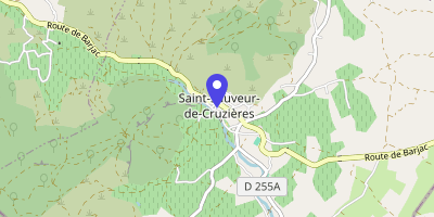 Carte OpenStreetMap — 12 place de la Mairie, Saint-Sauveur-de-Cruzières